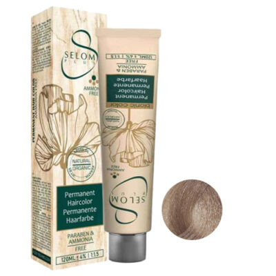 رنگ مو بدون آمونیاک سلوم شماره 31-8 حجم 120 میل رنگ بلوند بژ روشن