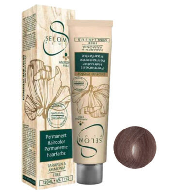 رنگ مو بدون آمونیاک سلوم شماره CS5 حجم 120 میل رنگ شیر شکلات