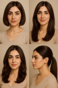 گالری مدل‌های مختلف رنگ موی نسکافه‌ای